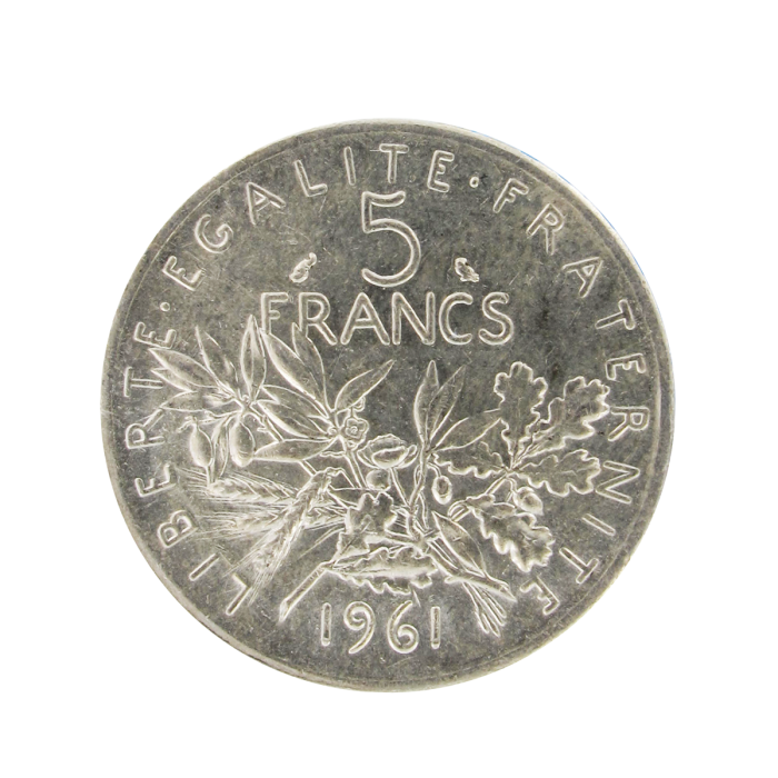 5 französische Francs - Münze 1960-1975