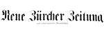 Neue Zürcher Zeitung 01.01.1921