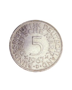 Pièce d´argent de 5 DM