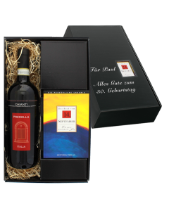 Italien-Set - Tageschronik &amp; Chianti-Wein