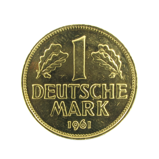 German gold plated coin 1933-2001